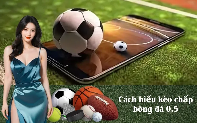 Cách hiểu kèo chấp bóng đá 0.5